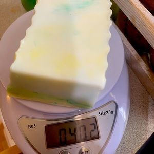 4.02 lb Handmade Goat Milk Soap With Lemongrass and Citrus Essential Oils